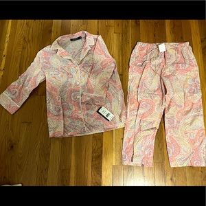 NWT Ralph Lauren Pajama Set